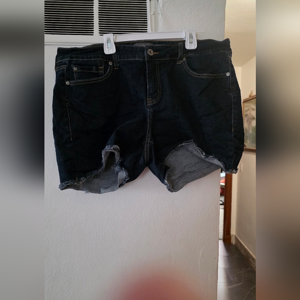Torrid Dark Denim Jean Shorts